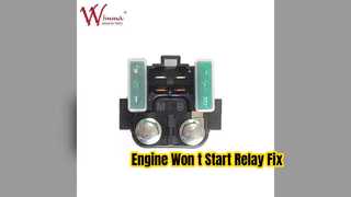 Rơle khởi động xe máy Sửa lỗi khởi động động cơ