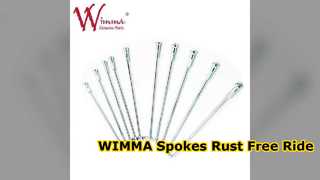 Bộ nan hoa xe máy WIMMA Bạc phía trước phía sau