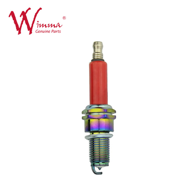 Motorcycle Spark Plug D8TC 9mm Cho Suzuki Motors Hợp kim niken Hiệu suất tốt Màu hỗn hợp