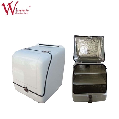 Hộp giao hàng sợi thủy tinh FRP 166 L Jumbo Box màu trắng với đèn LED