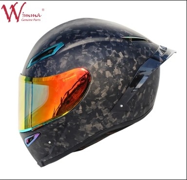 Full Face Motorcycle Helmet Retro Carbon Fiber Ventilation tuyệt vời thoải mái và phù hợp
