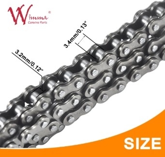 Chuỗi truyền động xe máy loại vòng O hiệu suất cao 120 liên kết chiều dài