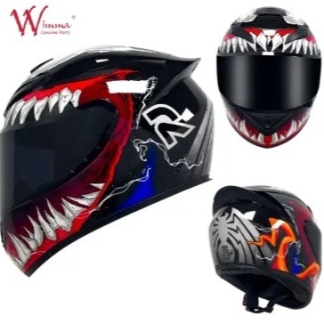 DOT Full Face Moto Helmet với lớp lót có thể rửa được Mũi xe máy Mũi xe máy Giá bán buôn Máy bảo hiểm Logo tùy chỉnh Nhà máy sản xuất