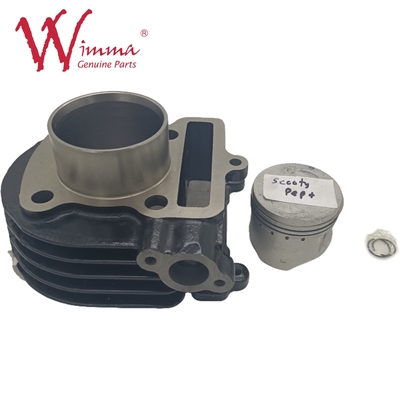 Motorcycle Cylinder Kit Engine Block TVS SCCOTY PEP+ Hợp kim nhôm Màu đen
