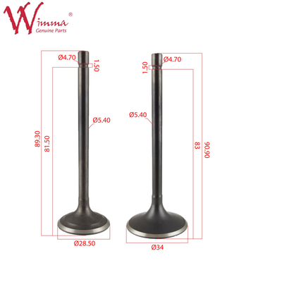 Van hút khí thải Động cơ đua xe máy tùy chỉnh thành phần CG250