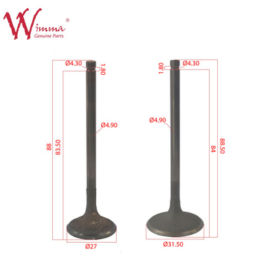 Van hút và van xả xe máy, van xả động cơ chính DY250