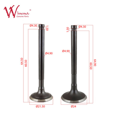 Ventil động cơ xe máy thép không gỉ GY6125 ISO9001
