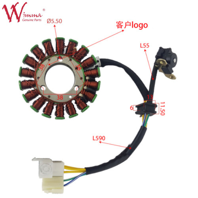 Iron Magneto Stator Coil Stator Comp Phụ tùng xe máy từ Trung Quốc Munufacturer GN125 ((2012)