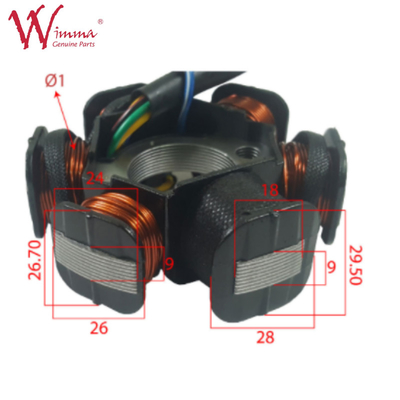 Xe máy Magnetic Stator Coil Toàn bộ bộ phận điện XY1258 ((2009) Chứng nhận ISO9001