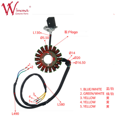Động cơ Stator cuộn Stator Comp Động cơ bộ phận điện TNT150 Với chất lượng tốt