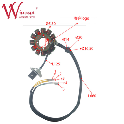 Xe máy Magnetic Stator Coil Stator Comp CHIEFII ((2021) ISO9001 Danh sách