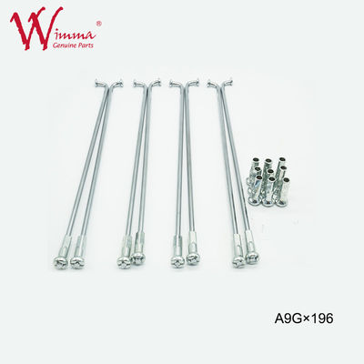 Xe máy Spoke Set với Nipples bán buôn chất lượng cao A9G 196mm chiều dài Dirt Bike