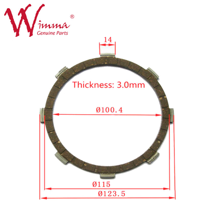 Goma Cork Clutch Plate Friction DIsc hiệu suất cao Pulsar Động cơ xe máy 200NS